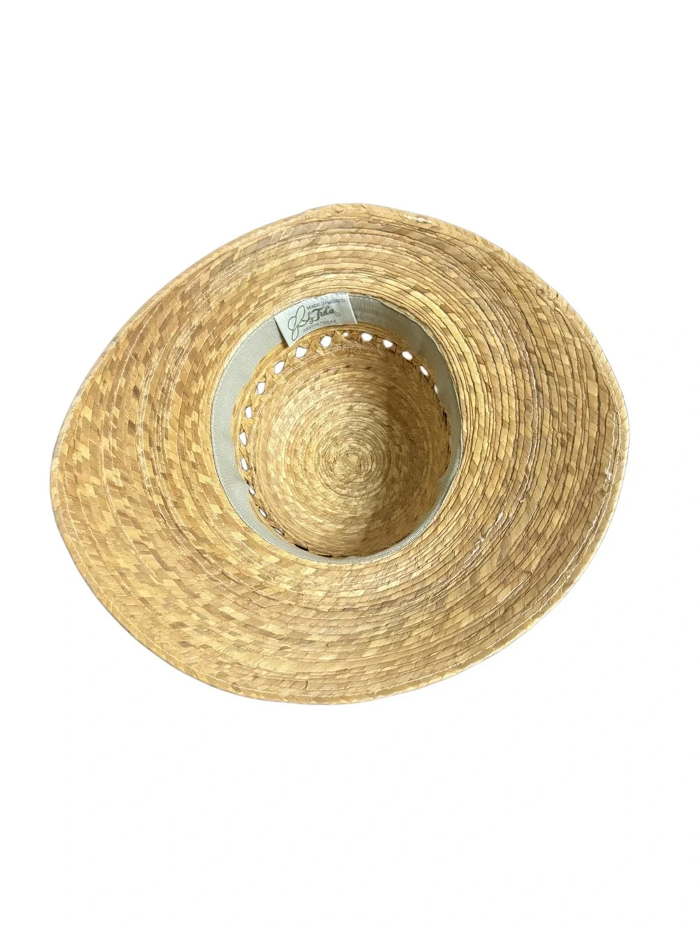 🤍 NWOT Tula Handwoven Palm Straw Sun Hat | Wide Brim | Boho Boutique Chic